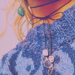 Skull Tie Choker